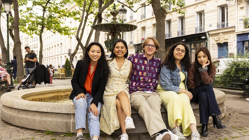 etudiant dans paris